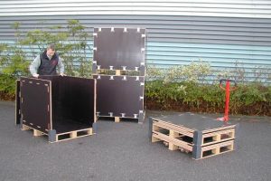 Cost effective returnable pallet box system