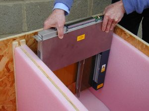 Pink antistatic foam protection