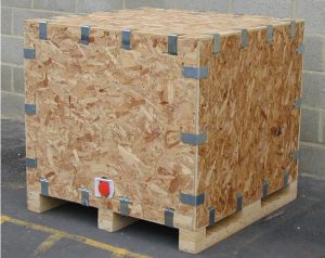 1-trip liquid IBC - 18mm OSB - ISPM15 export IBC