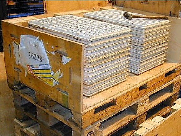 Auto parts - returnable sustainability - collapsible crates