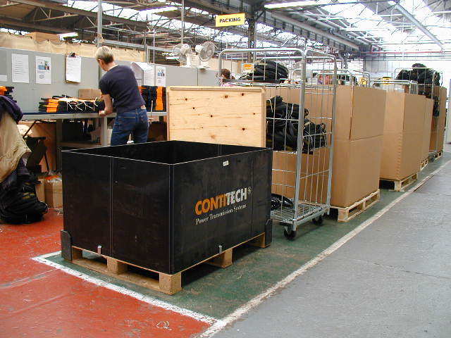 Shipping crates for industry